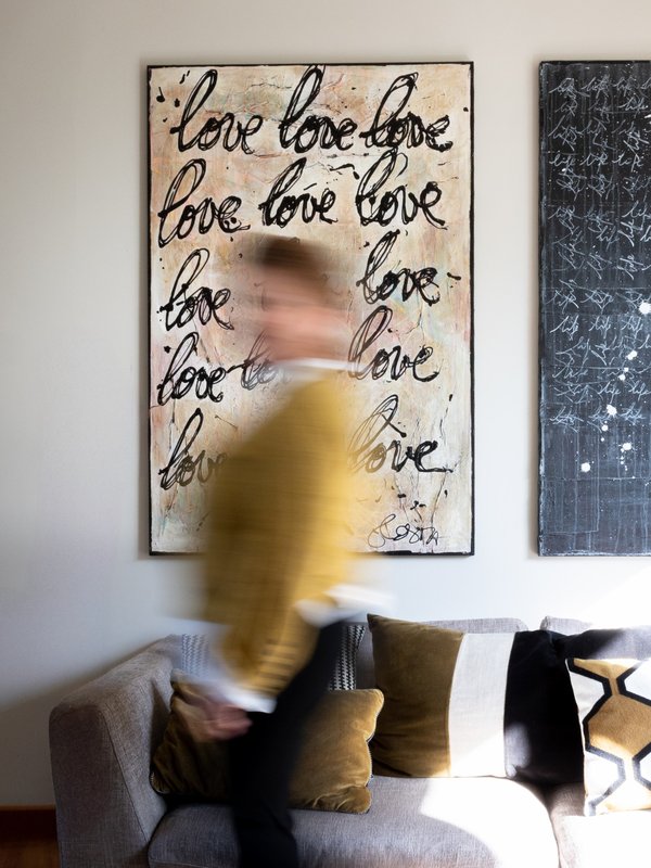 Shooting Sophie Costa- Portrait fuzzy Writing