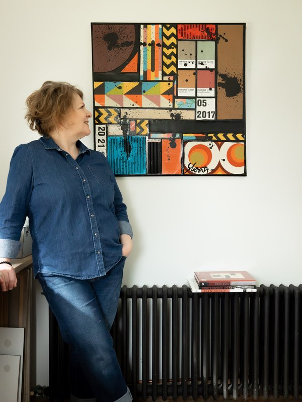 Sophie Costa Shooting Maison-Artiste portrait pop art