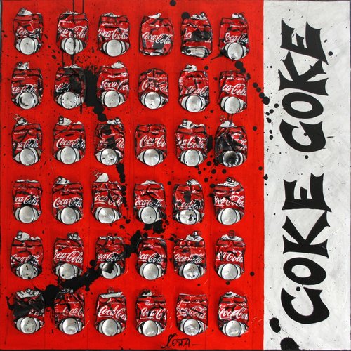 COKE, Technique mixte — Sophie COSTA